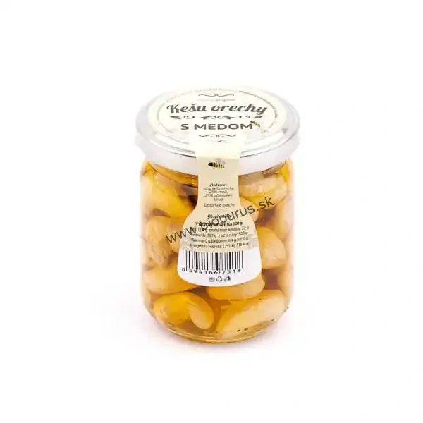 Kešu orechy s medom 130g
