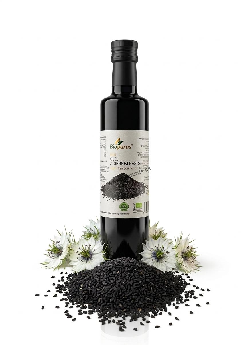 Olej z čiernej rasce 500 ml BIO