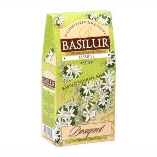 BASILUR Jasmine Green Bouquet 100g, zelený sypaný čaj s jazmínom