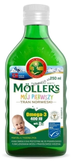 MÖLLER'S First Norwegian Tran- rybí olej pre deti od 4.týždňov-250 ml