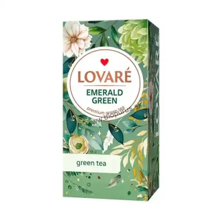 LOVARÉ Emerald Green, zelený čaj 36g (24 porcií)