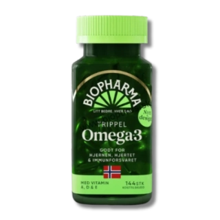 Trippel OMEGA-3 Kvinne 120 cps Biopharma